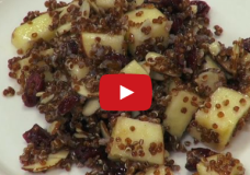 How To Make Quinoa Apple Cranberry Salad