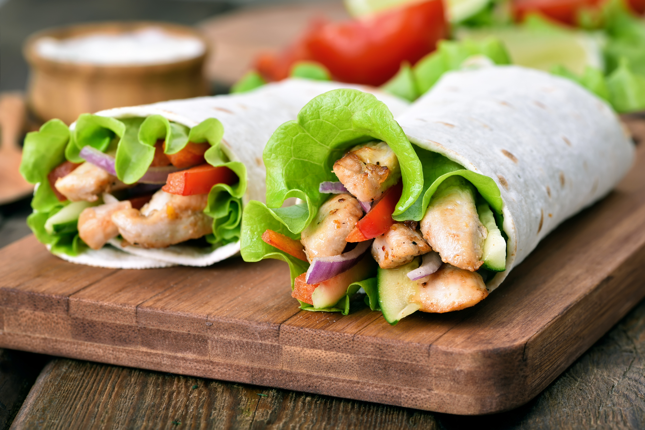 Tortilla Wraps can be easy to mistake for healthy. 