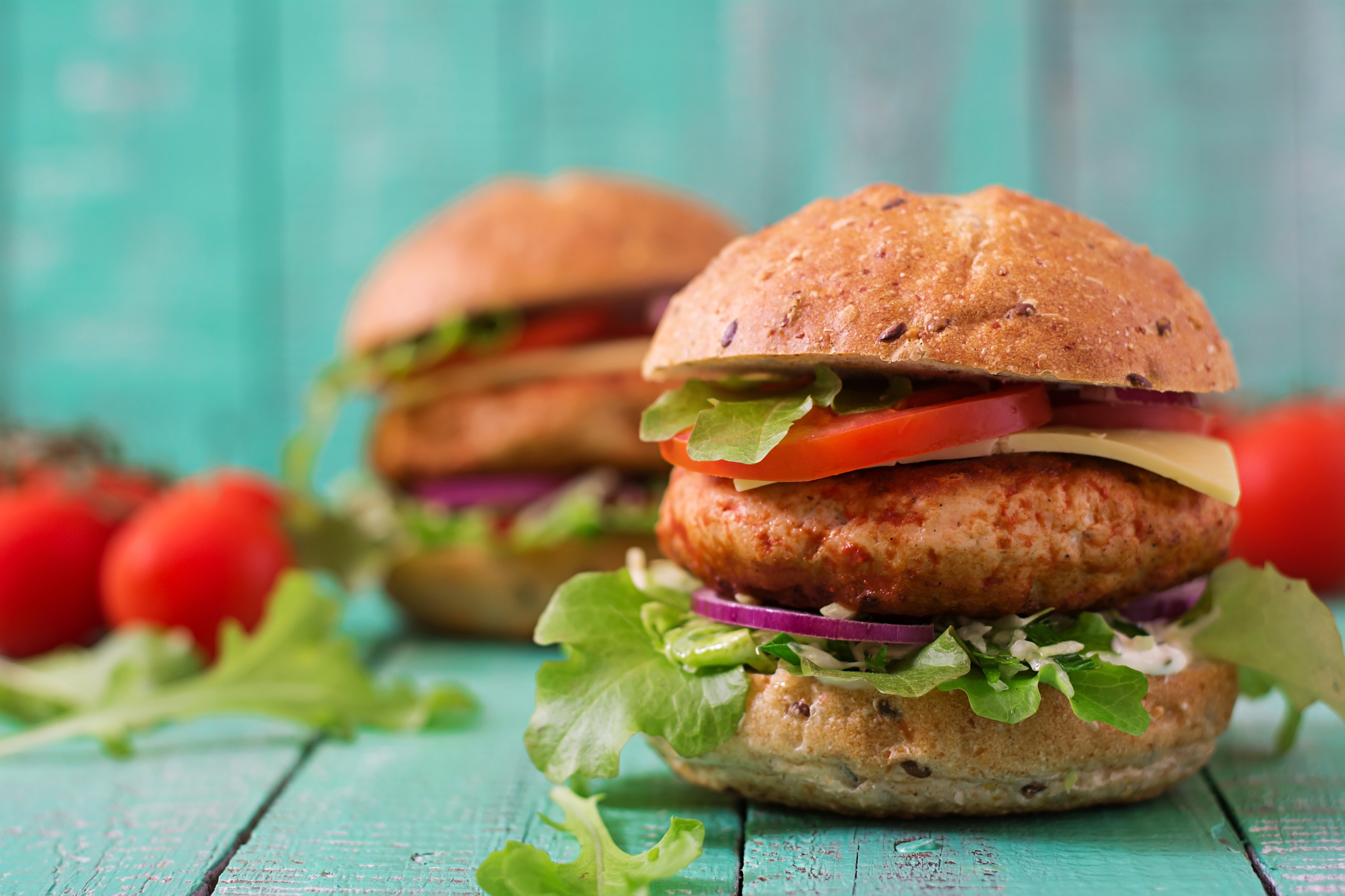 Turkey burgers have long been known as a "healthy" alternative. 