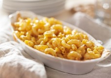 A sharp cheddar is an excellent choice for making macaroni and cheese.